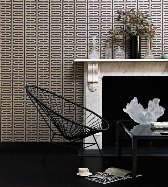 Kikko Trellis Vinyl Wallpaper