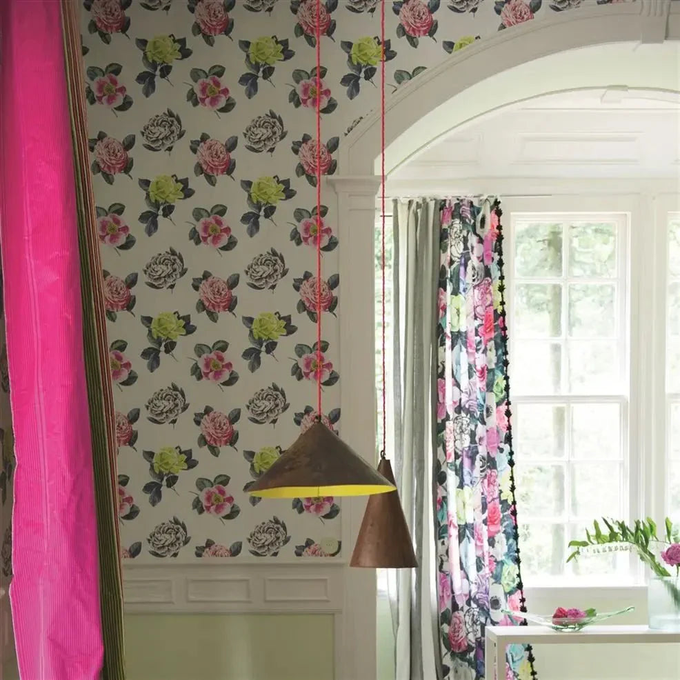 Pavonia Wallpaper - Saffron - P601/04 - Designers Guild