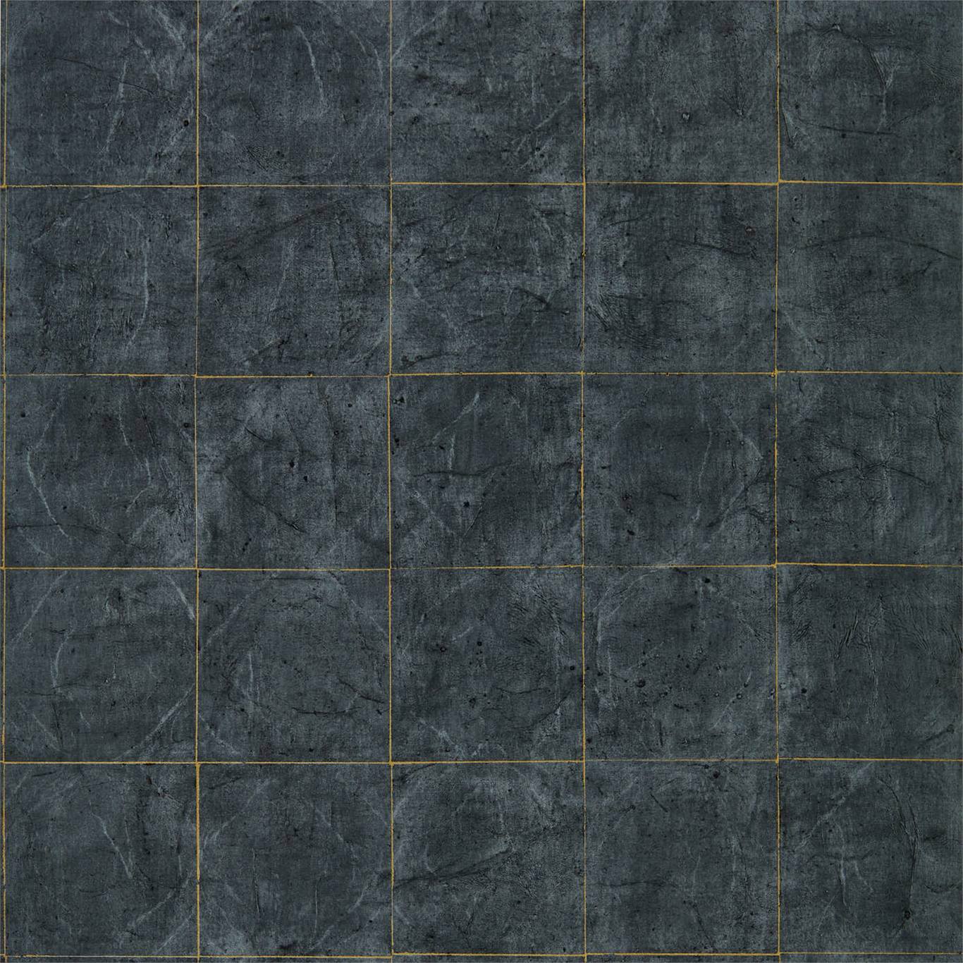 Piastrella Wallpaper - Vine Black - ZFOW312949 - Zoffany