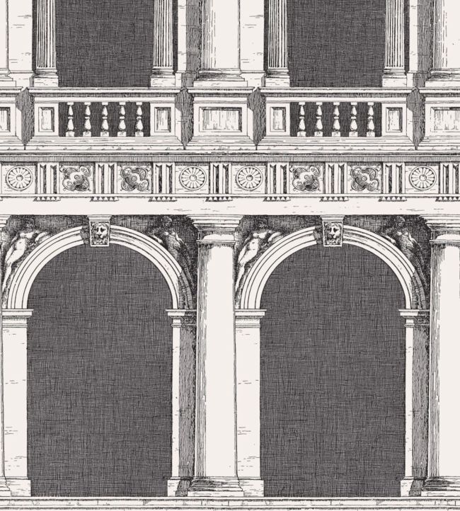 Procuratie Wallpaper - Black & White - 114/22042 - Cole & Son - Premier Wallcovering