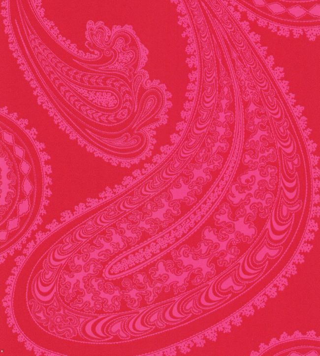 Rajapur Wallpaper - Fuchsia on Rouge - 66/5041 - Cole & Son - Premier Wallcovering