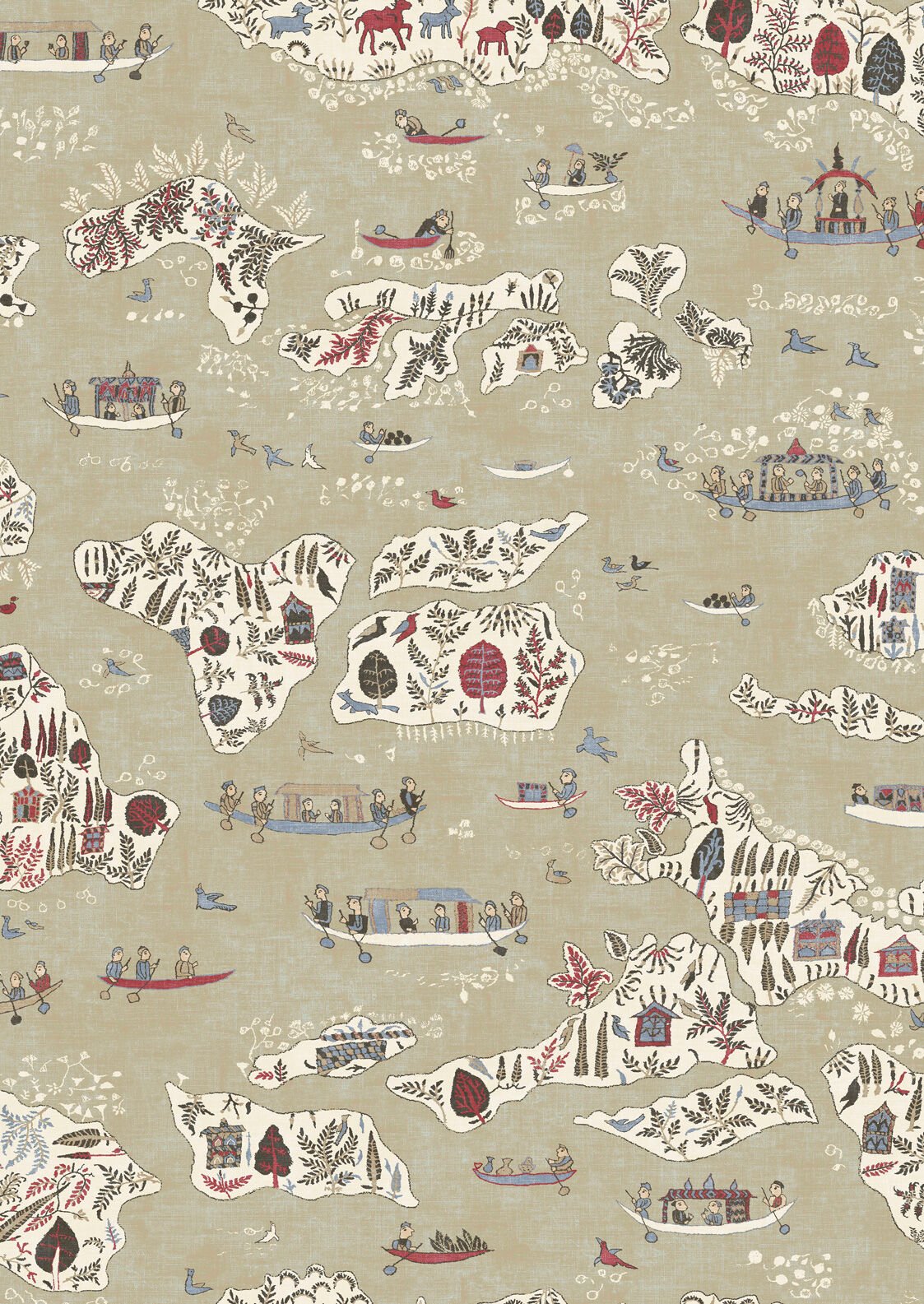 Regatta Wallpaper - Twilight - Lewis & Wood - Premier Wallcovering
