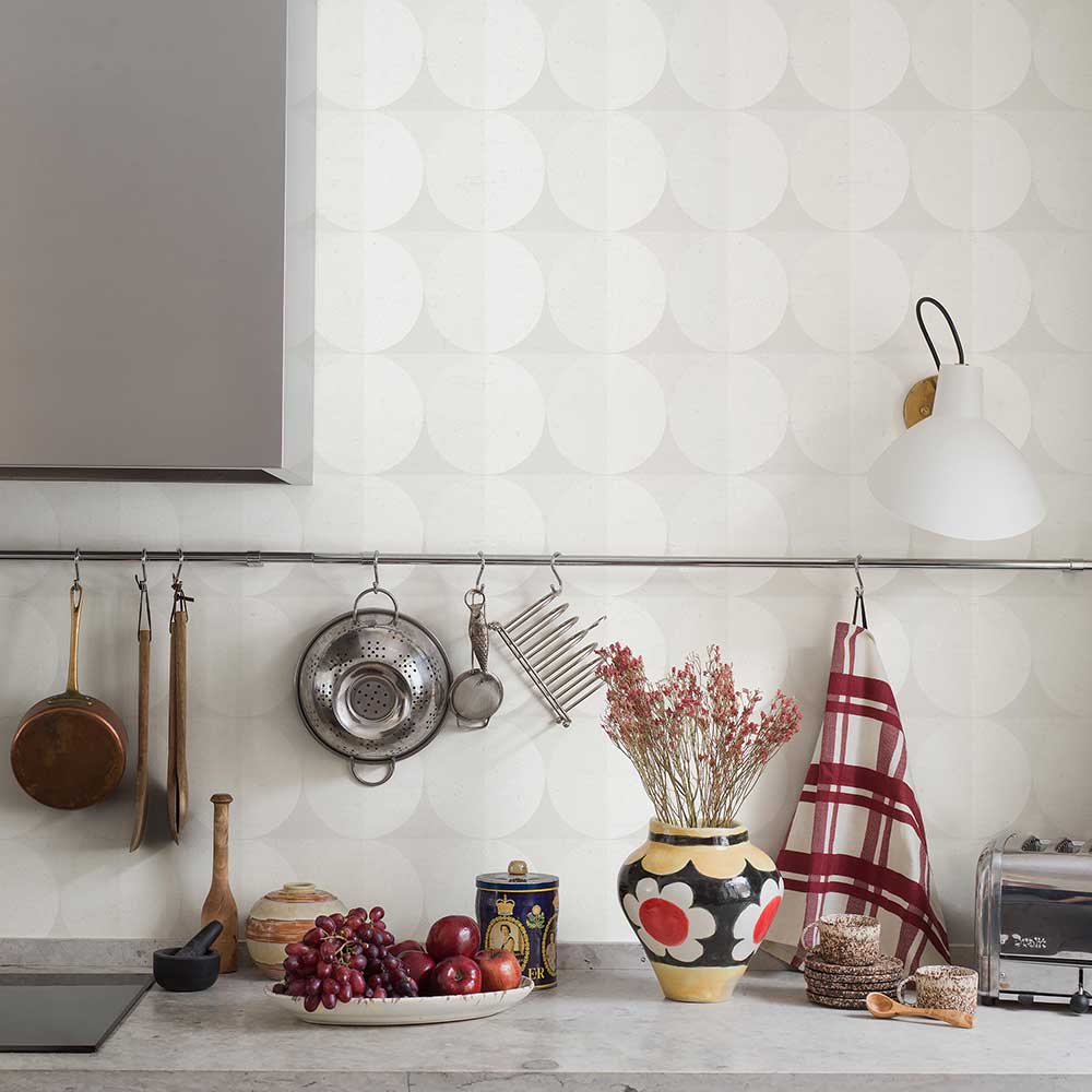 Sahara Moon Wallpaper - White - Boråstapeter - 4737 - Premier Wallcovering