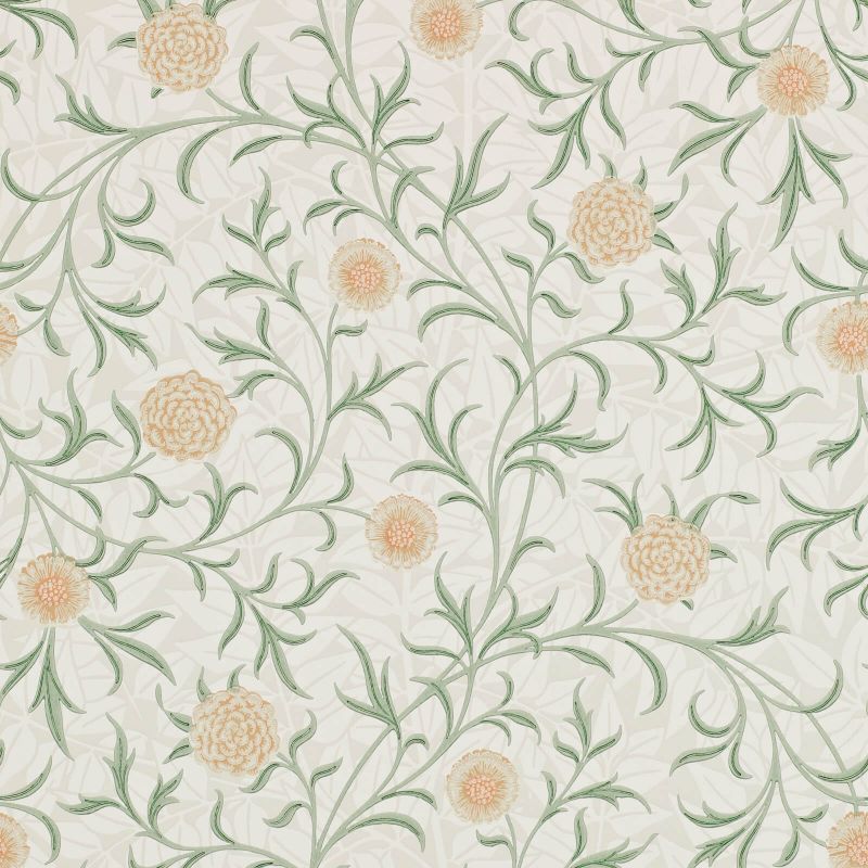 Scroll Wallpaper - Thyme/Pear - Morris & Co - 216831