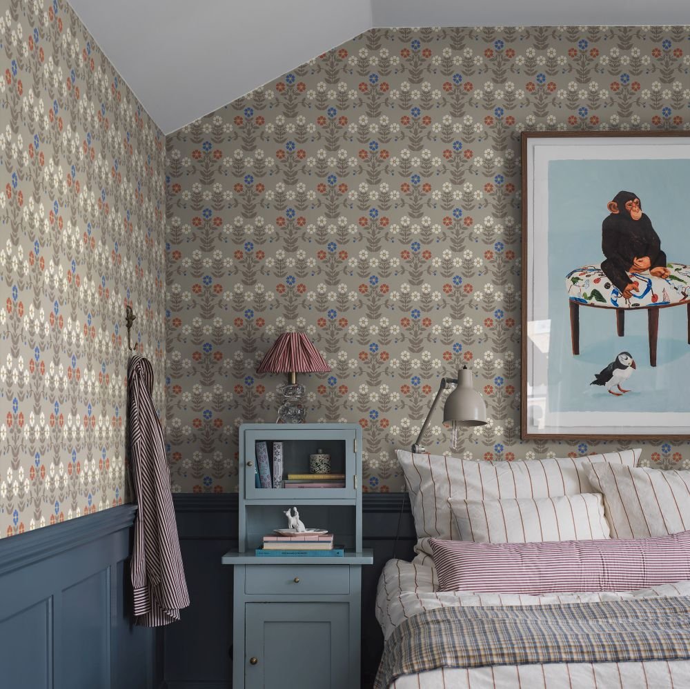 Sippor Wallpaper - Grey - Boråstapeter - 4813 - Premier Wallcovering