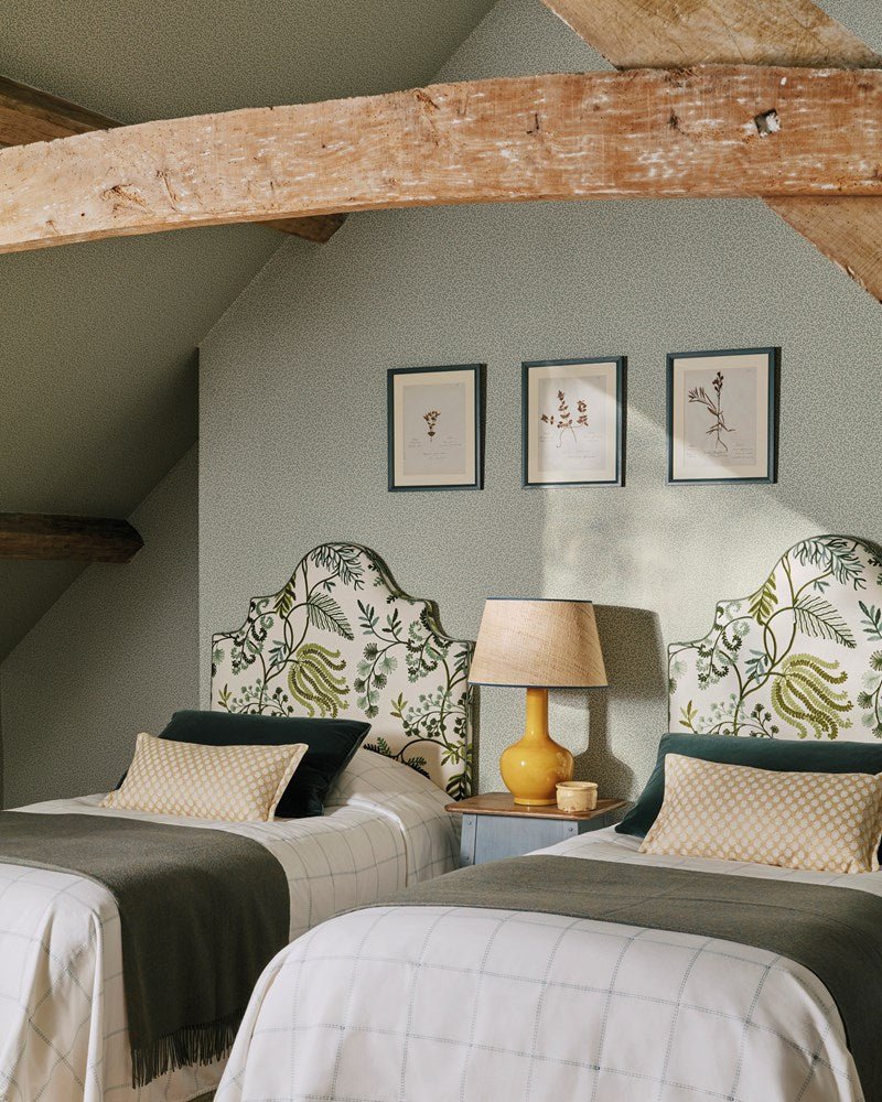 Wendle Wallpaper - Forest Green - Colefax & Fowler - W7014 - 06