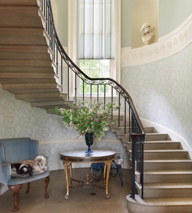 Woodsford Wallpaper - Cream - Nina Campbell - NCW4100 - 08 - Premier Wallcovering