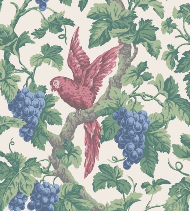 Woodvale Orchard Wallpaper - Rose, Hyacinth & Forest on Parchment - 116/5018 - Cole & Son - Premier Wallcovering