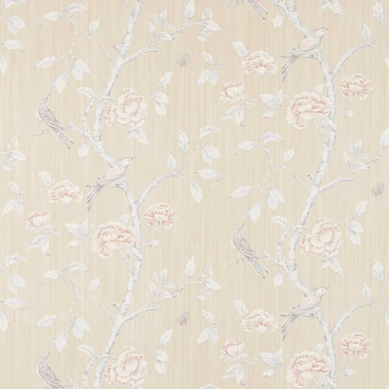 Woodville Wallpaper - White Clay - ZWOO311348 - Zoffany