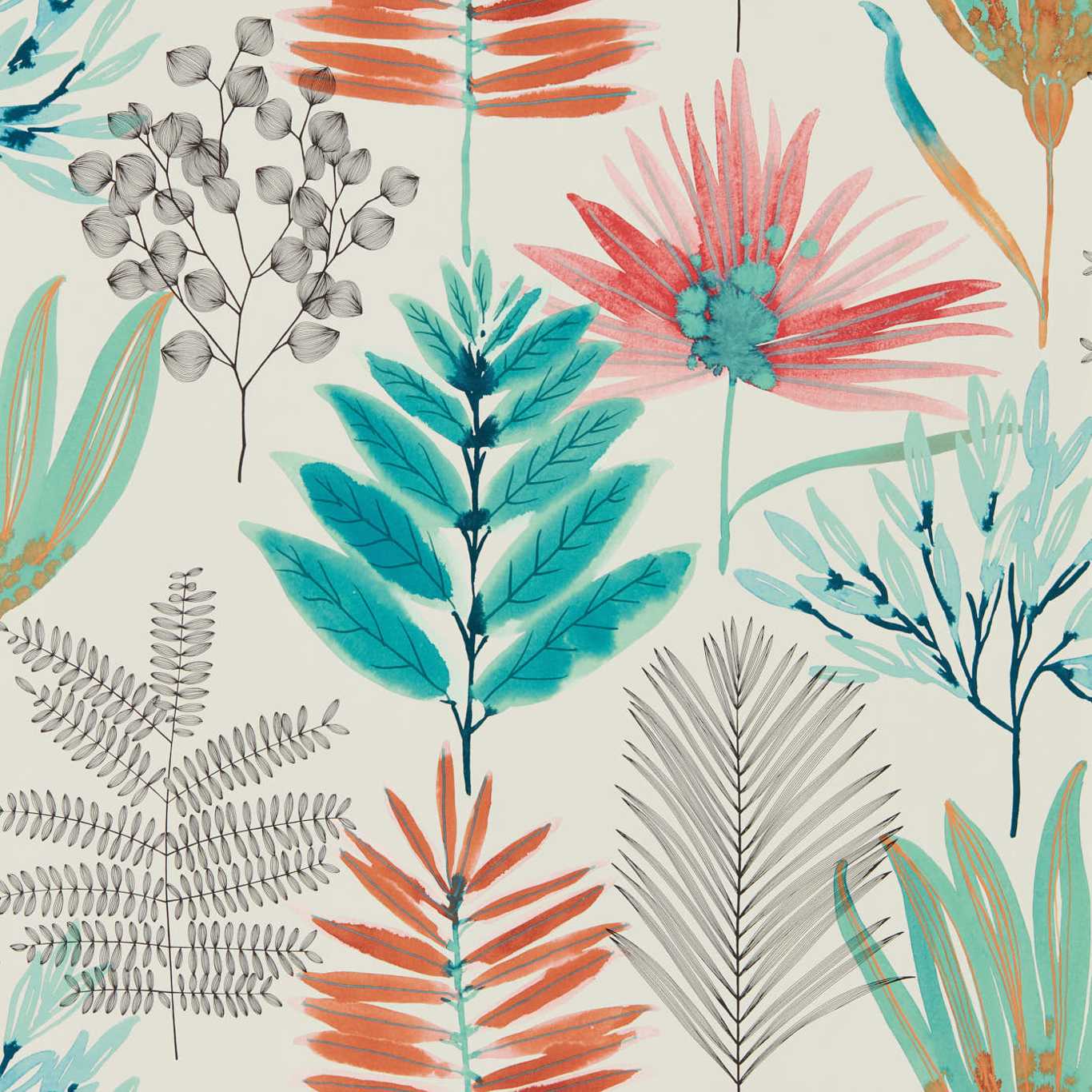 Yasuni Wallpaper - Paprika/Kiwi - Harlequin - HZAP111763 - Premier Wallcovering
