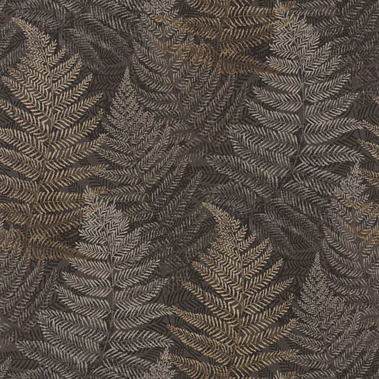 Yosemite California Wallpaper - Noir Reglisse - Casadeco - 88819595 - Premier Wallcovering