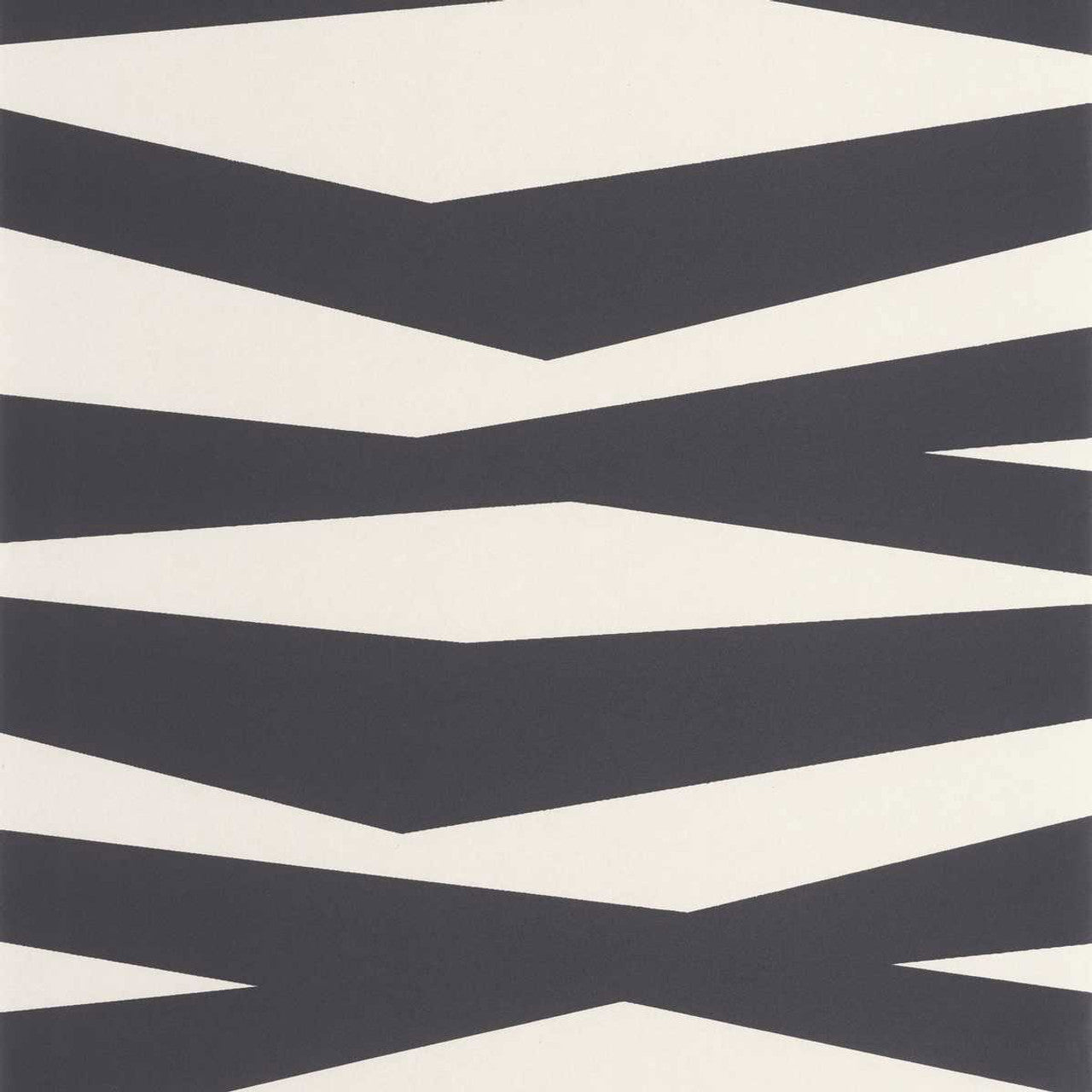 Zebra Game Color Game Wallpaper - Noir - Casadeco - 200639595 - Premier Wallcovering
