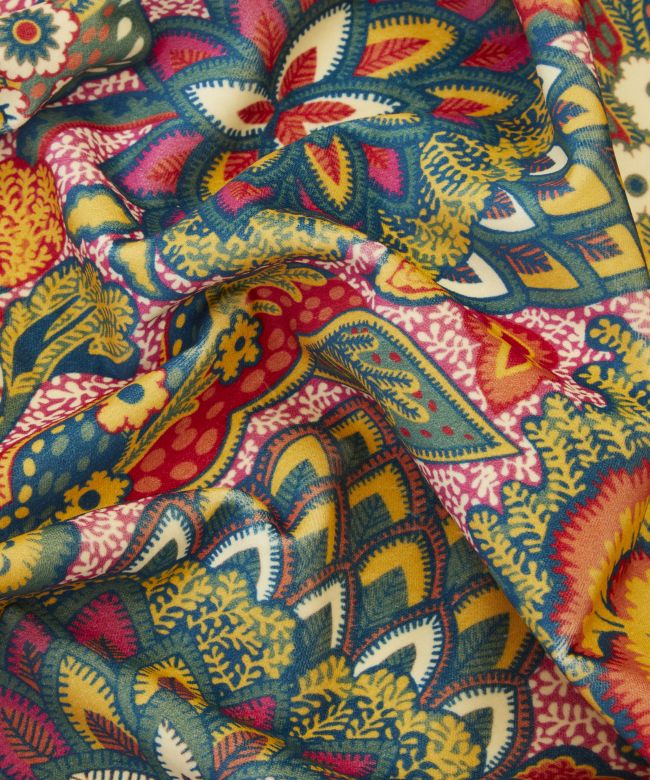 Patricia in Cotton Room Velvet Fabric - Orange