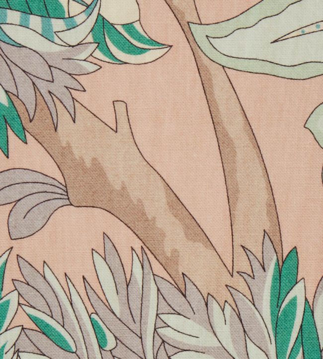 Palampore Trail in Landsdowne Linen Fabric - Multicolor