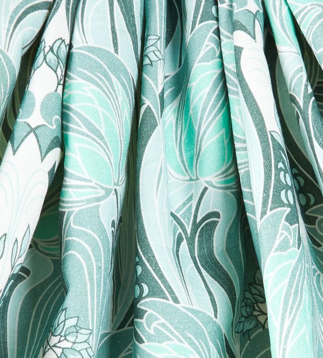 Katherine Nouveau in Emberton Linen Room Fabric - Teal