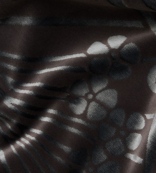 Ianthe Room Velvet Fabric - Gray