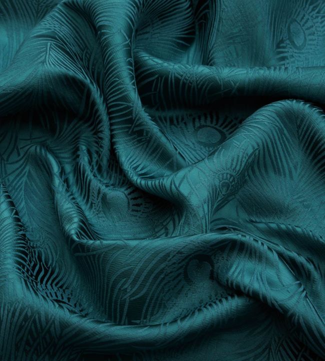 Hera Plume in Dyed Jacquard Room Fabric - Teal