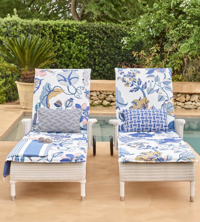 Palazzo in Westbrook Room Fabric - Blue