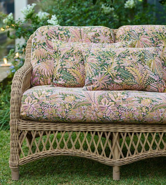 Persian Voyage Jacquard in Gatton Room Fabric - Pink