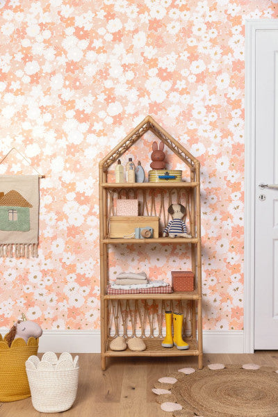 Flora Room Wallpaper - Pink