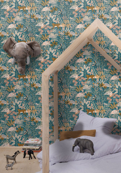 Jane Room Wallpaper - Blue