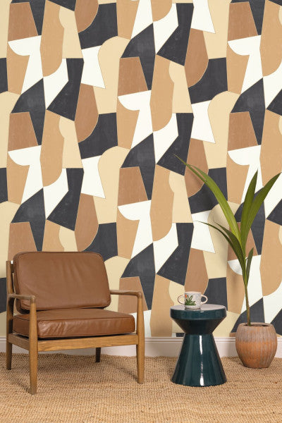 Etoffe Room Wallpaper - Sand