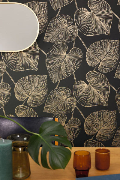 Magistral Room Wallpaper - Black