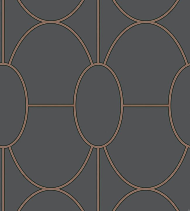 Riviera Wallpaper - Black - Cole & Son