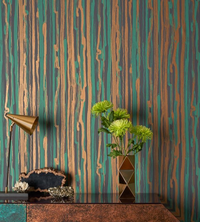Strand Wallpaper - Green - Cole & Son