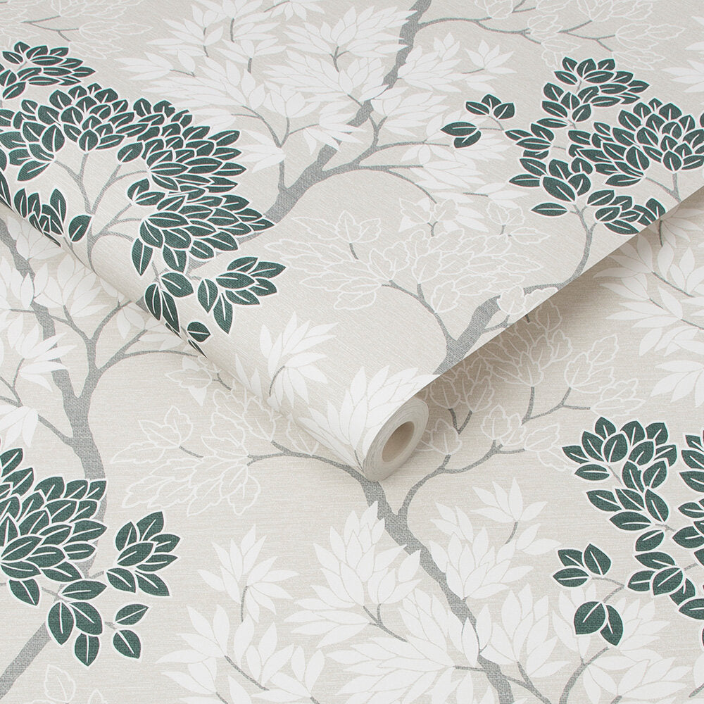 Lykke Tree Wallpaper - Green
