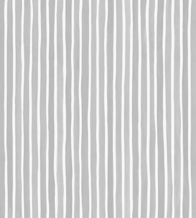 Croquet Stripe Wallpaper - Gray - Cole & Son