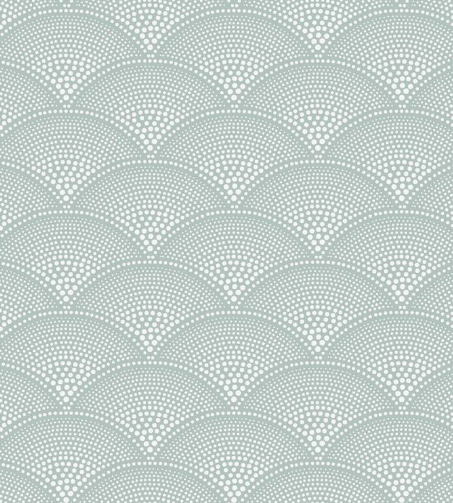 Feather Fan Wallpaper - Blue - Cole & Son