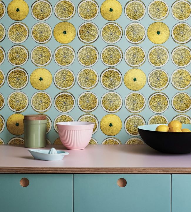 Arance Wallpaper - Green - Cole & Son