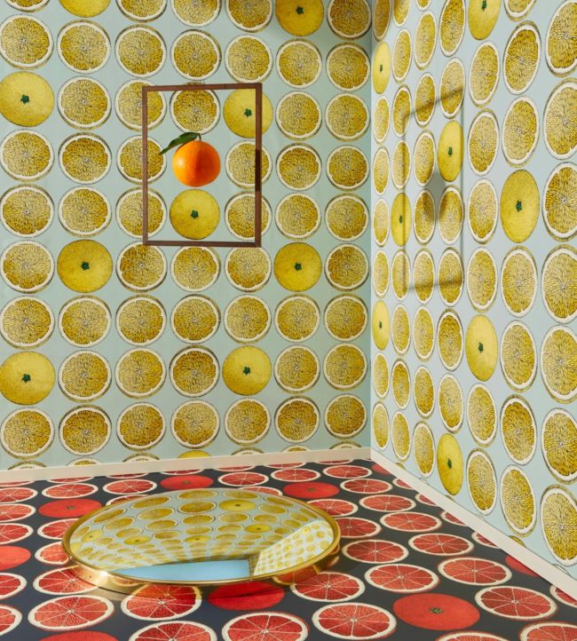 Arance Wallpaper - Green - Cole & Son