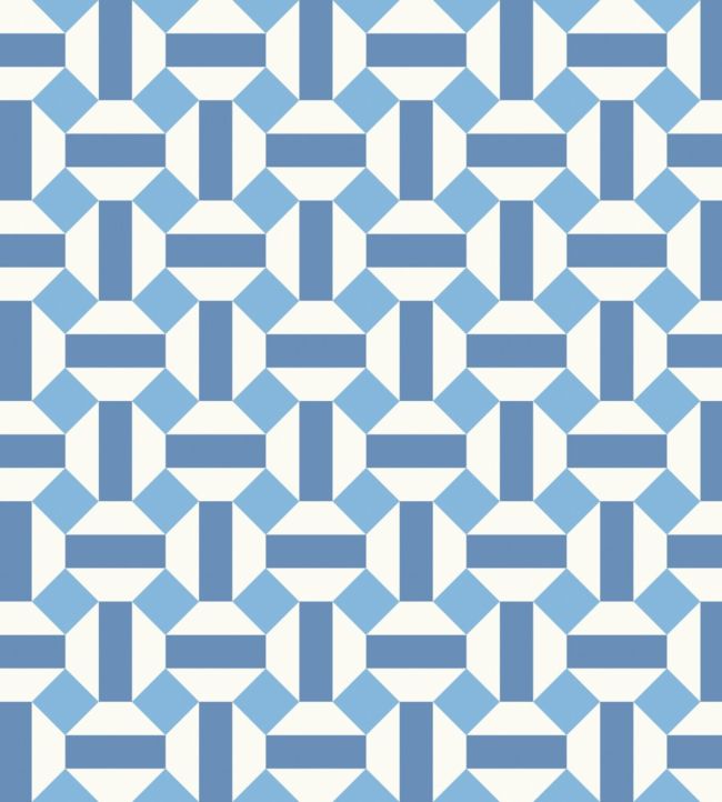 Alicatado Wallpaper - Blue - Cole & Son