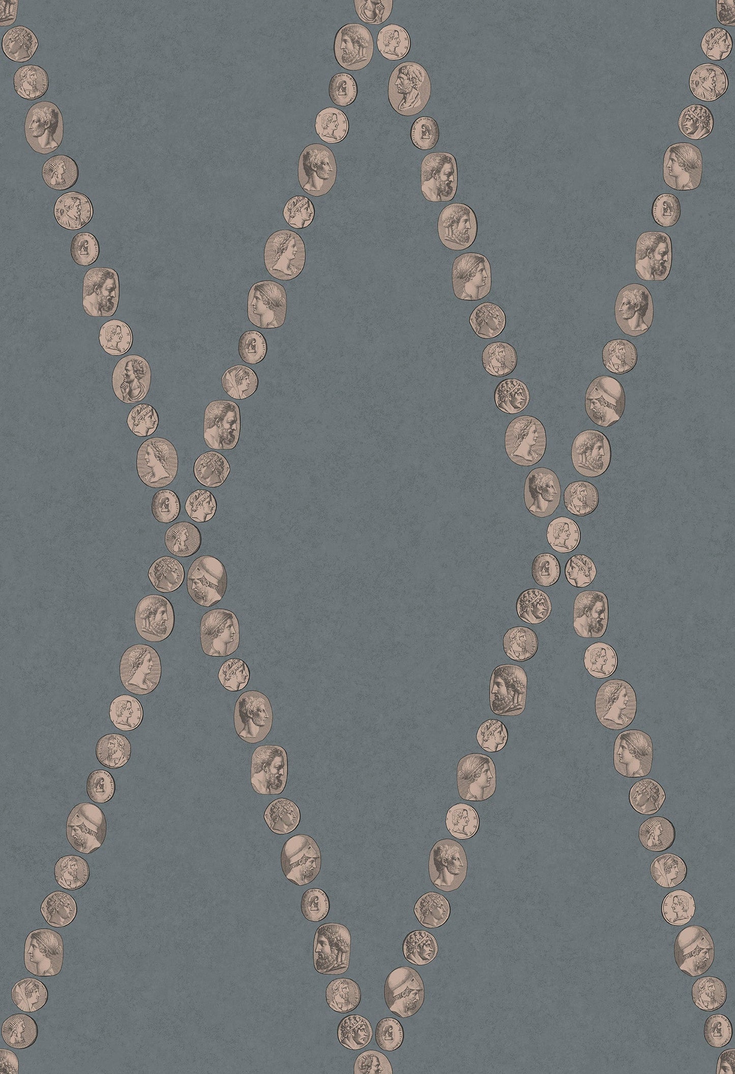 Cammei Wallpaper - Teal - Cole & Son