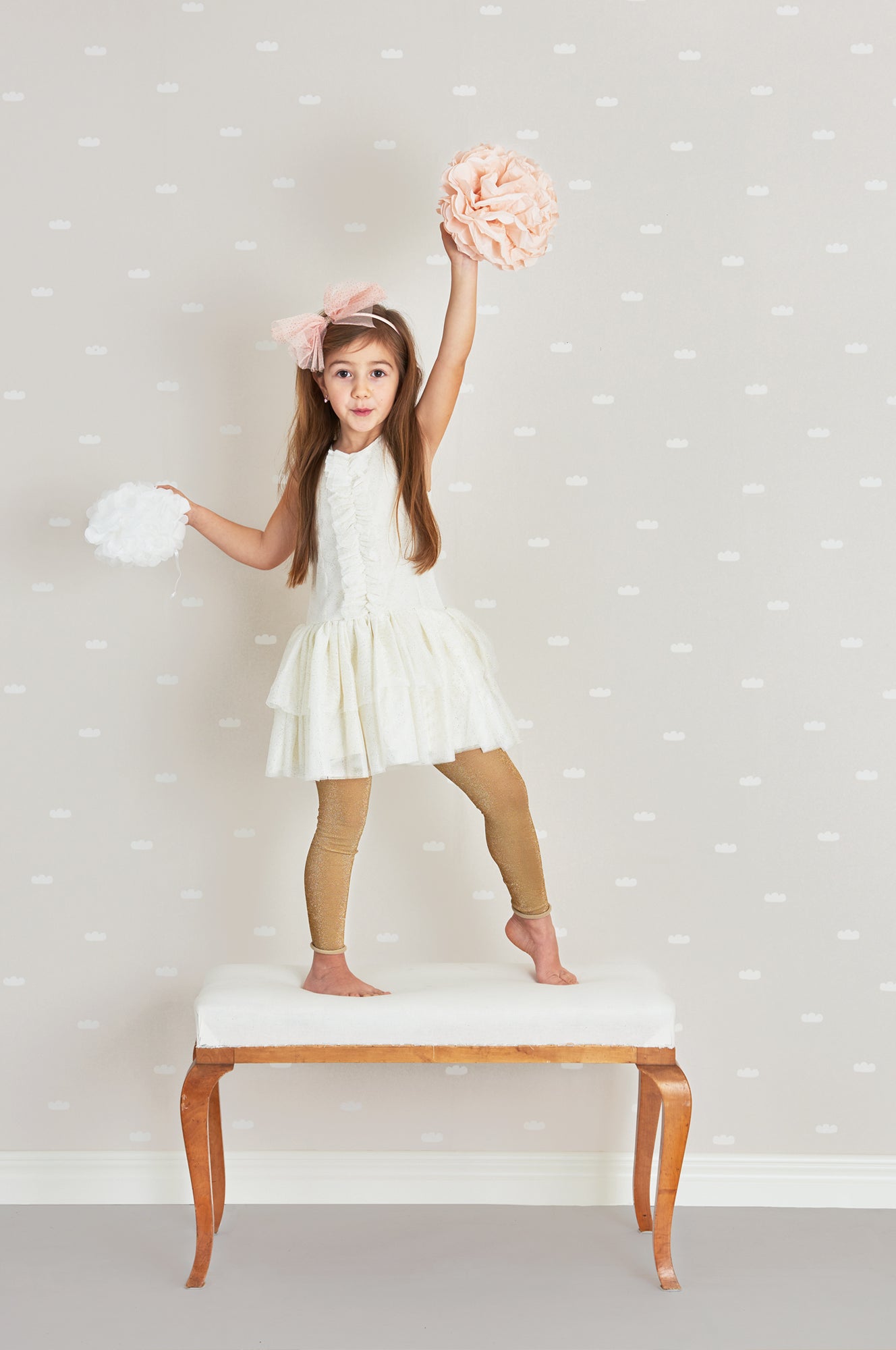 Dreamy Clouds Dreamy Pink Wallpaper - Majvillan