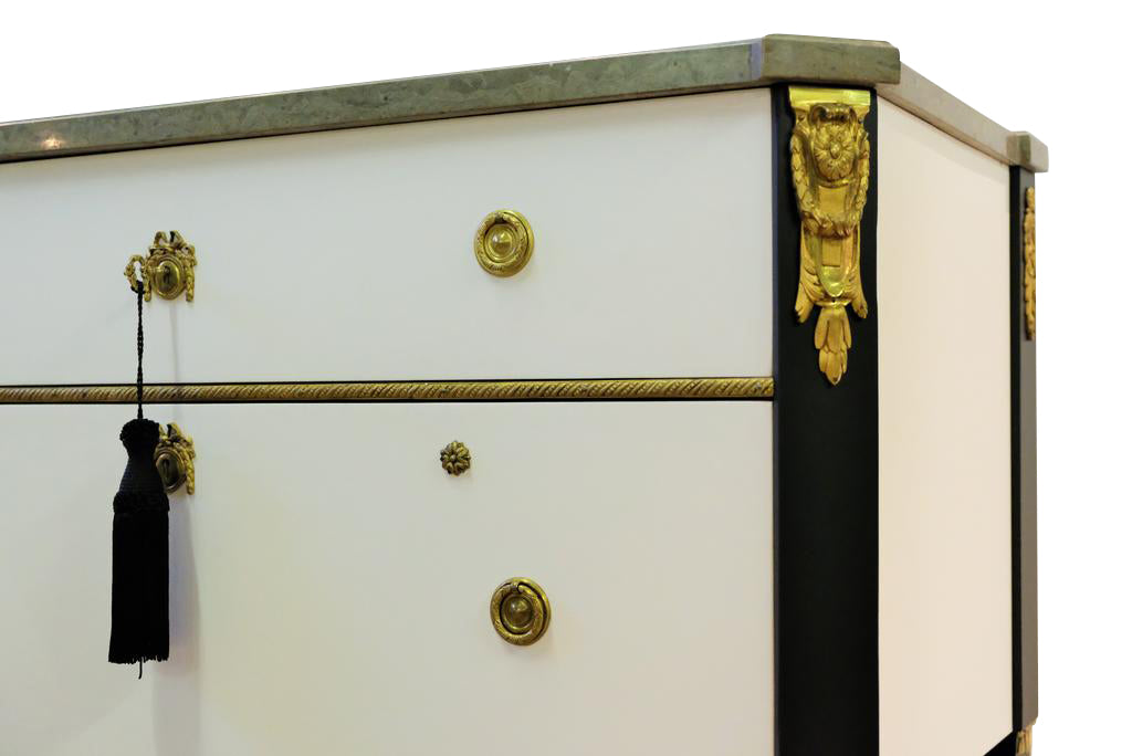 Coco Chanel Gustavian Louis XVI Style Chest