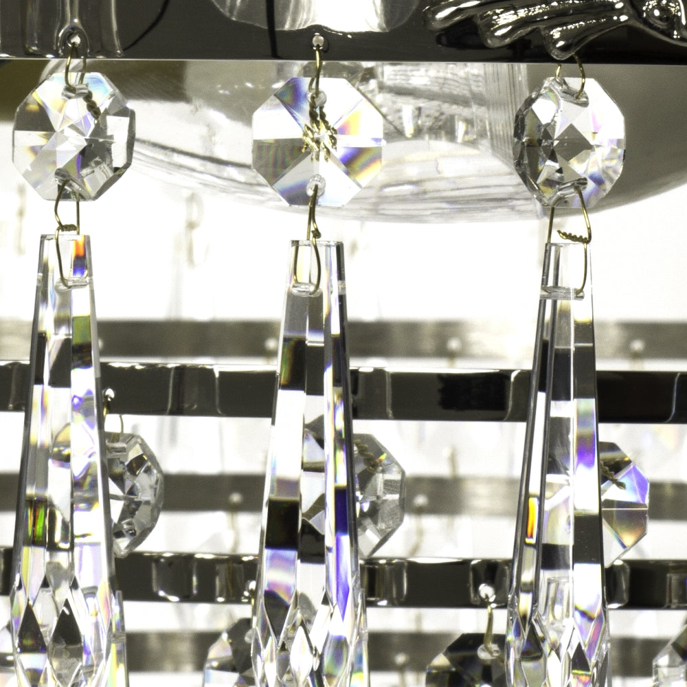 Empire Chandelier - 6 Arms crystal detail