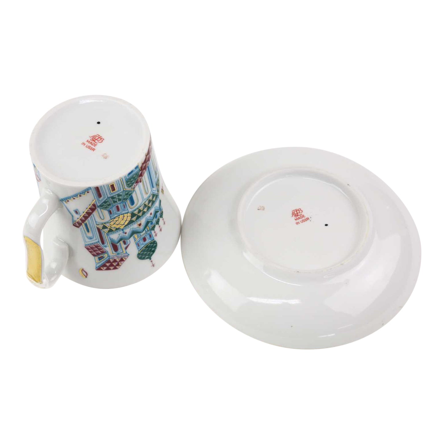 Russian tea cup and saucer