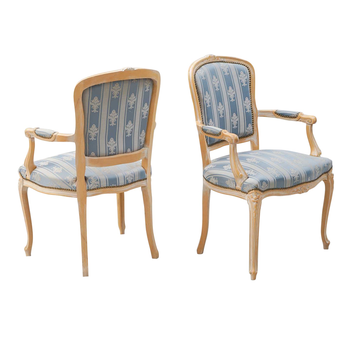 1950s Vintage Rococo Armchairs- A Pair