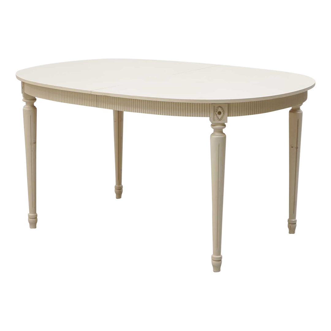 Gustavian Dining Table with 5 Classic Gustavian Chairs