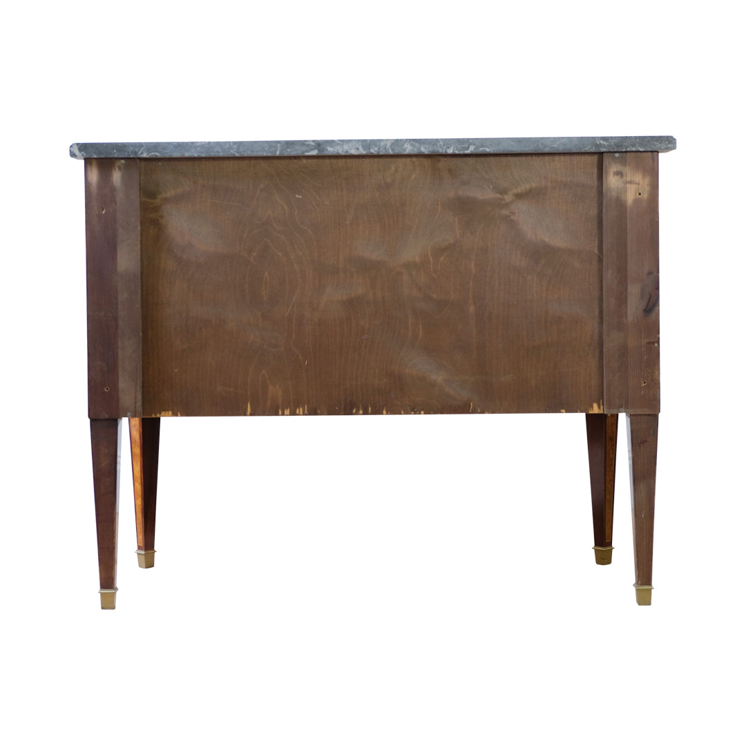 Комод Gustavian с дизайном Fornasetti Ancient Rome и столешницей из натурального мрамора