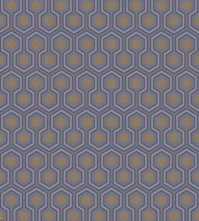 Hicks' Hexagon Wallpaper - Blue - Cole & Son