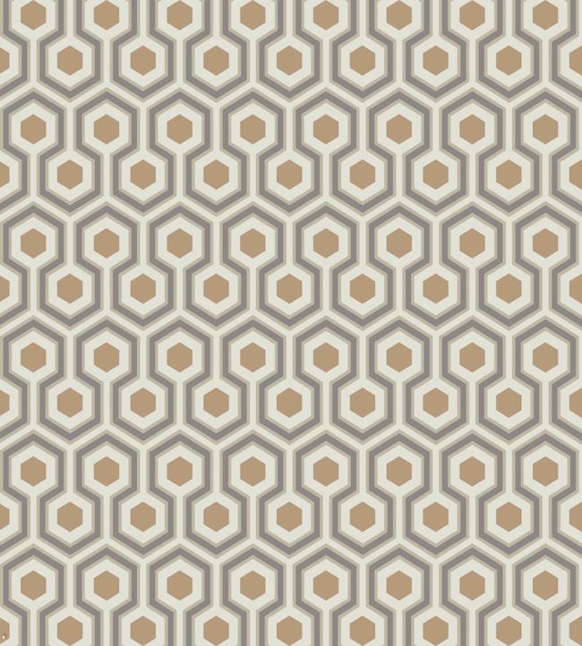 Hicks' Hexagon Wallpaper - Sand - Cole & Son