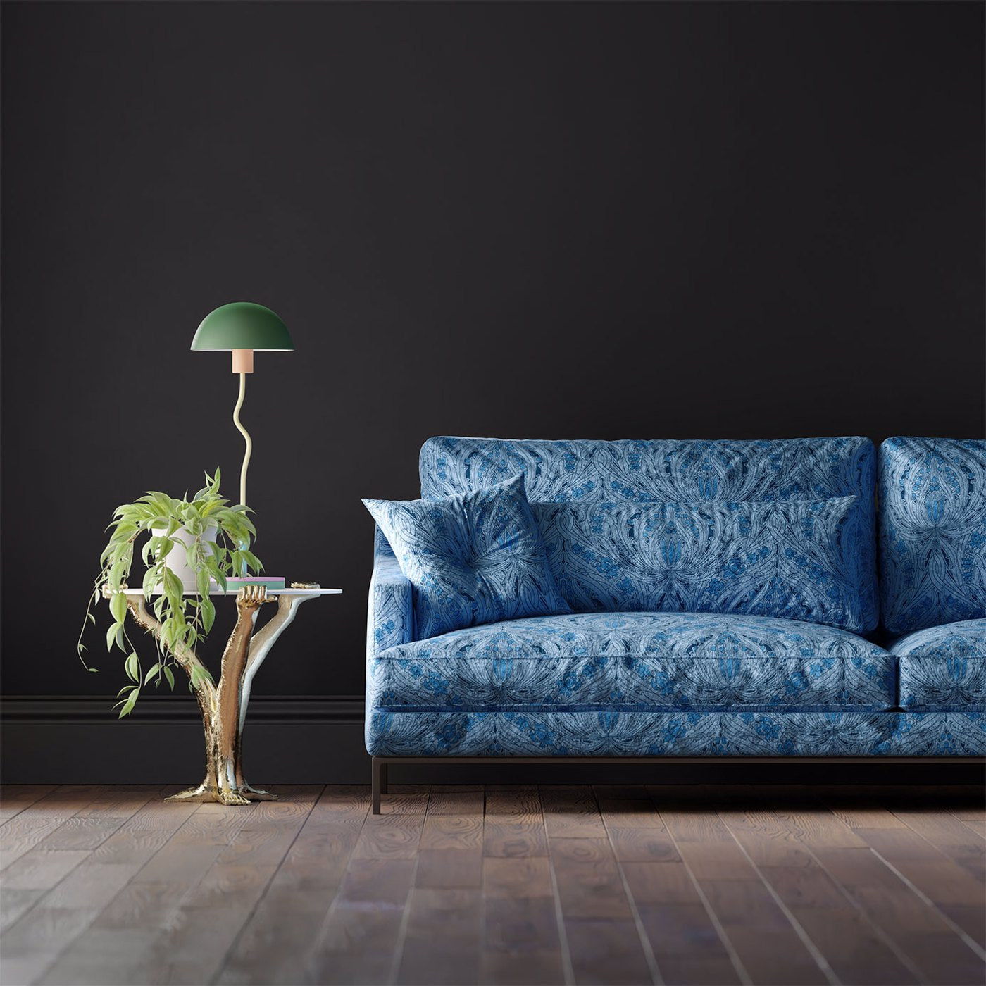 Mildmay Majorelle Room Fabric - Blue