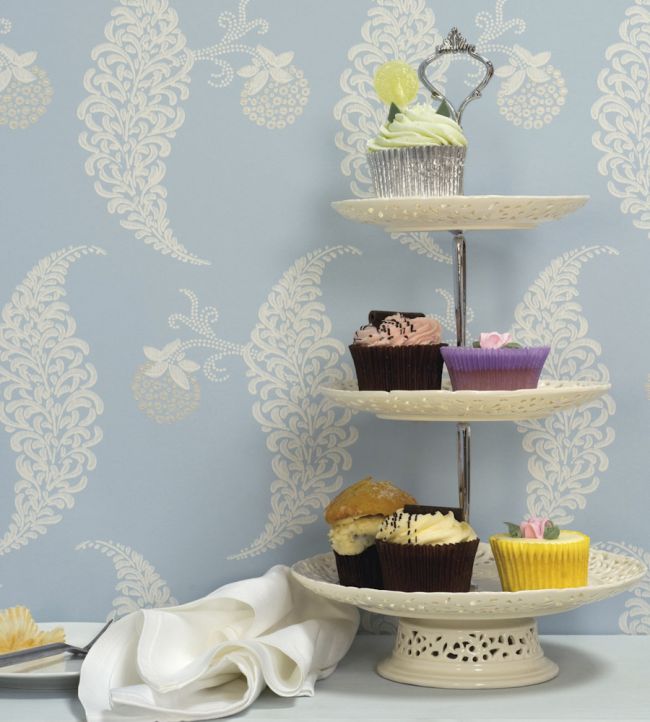Rosslyn Room Wallpaper - Silver
