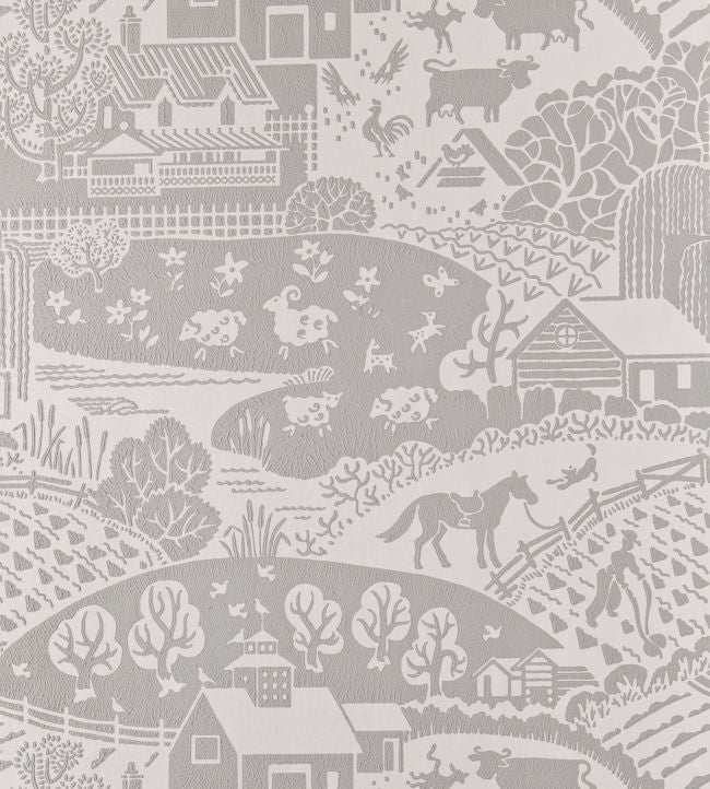 Gable Wallpaper - Gray