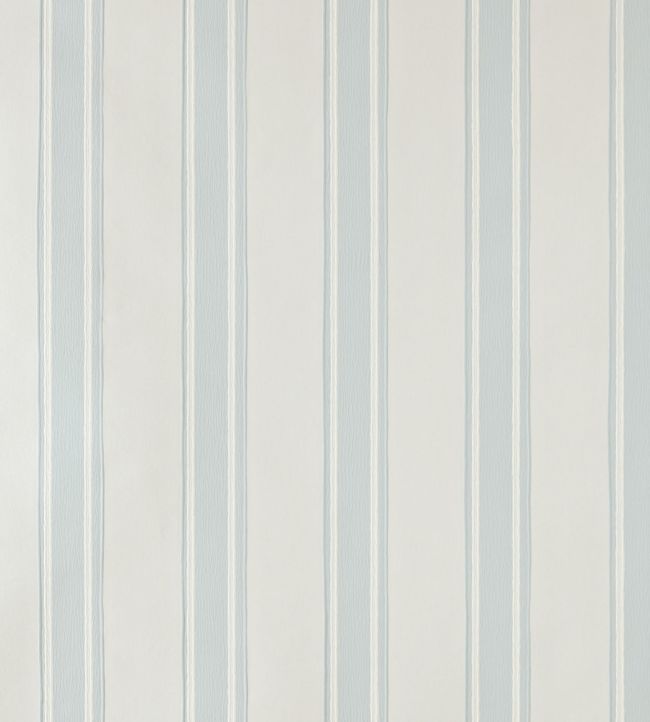 Block Print Stripe Wallpaper - Blue