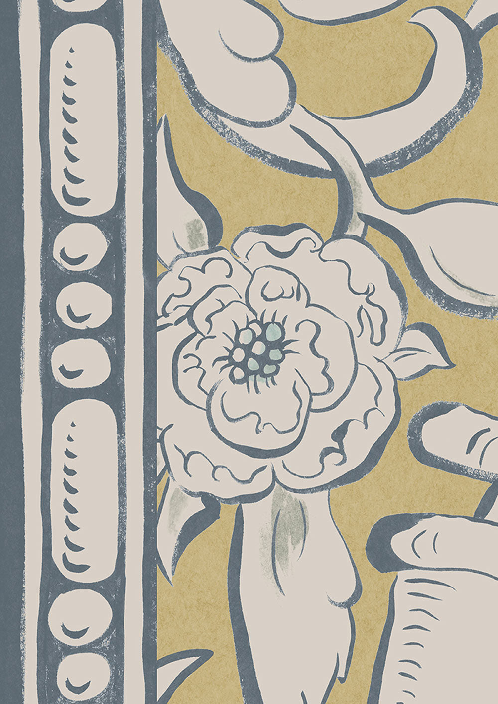 Bacchus Room Wallpaper - Yellow